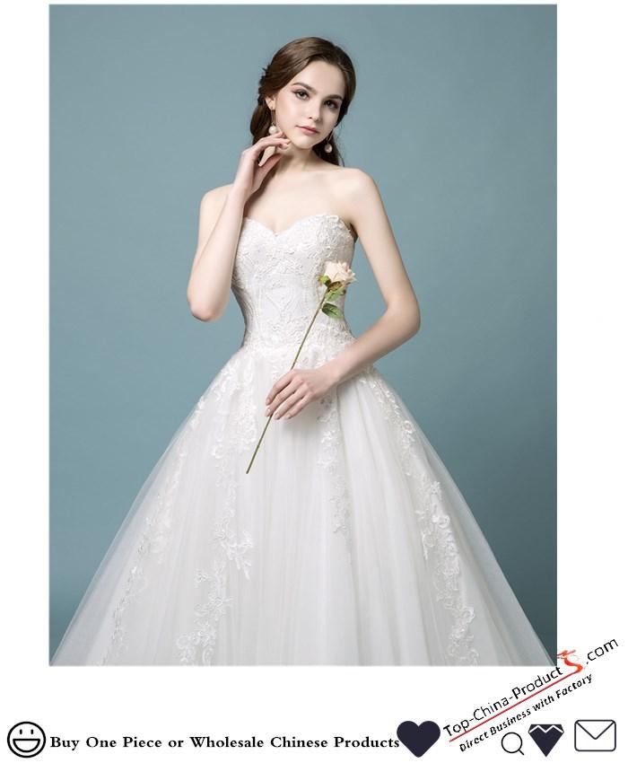 New Tulle 2018 Spaghetti Strap Wedding Gown Bridal Dress