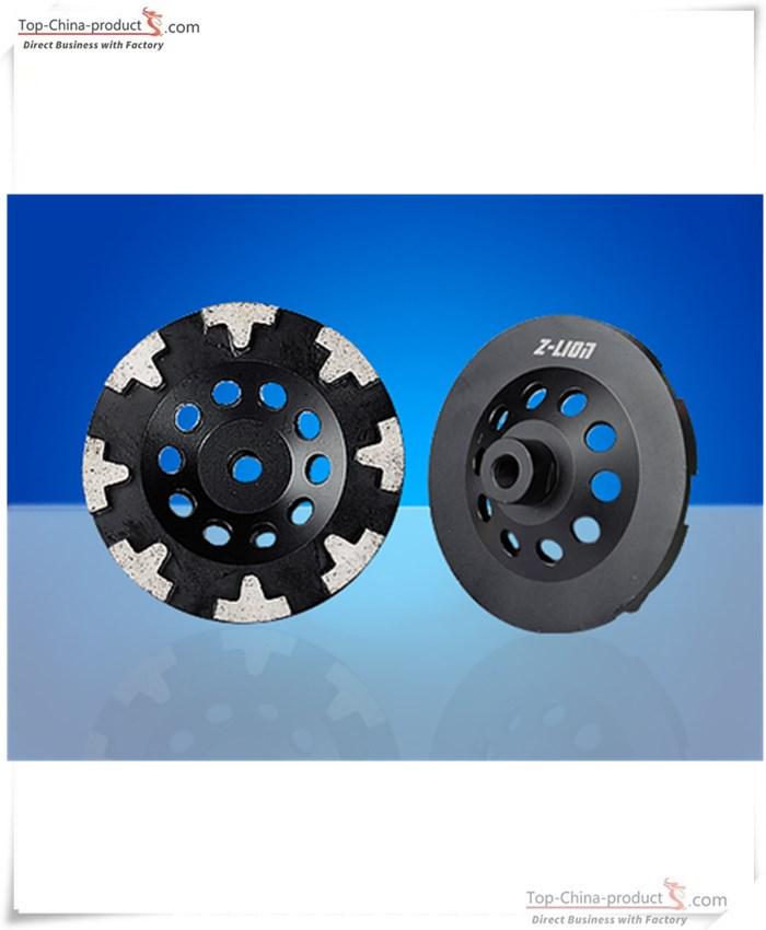 T Segment Diamond Cup Wheel for Concrete Grinding ZL-33 