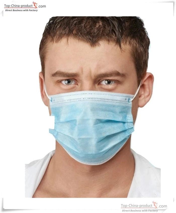 Quality Comfortable Fit Health Non Woven PP Surgical Medical Face Mask for Single Use